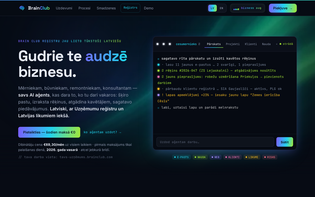 brainclub.com — desktop