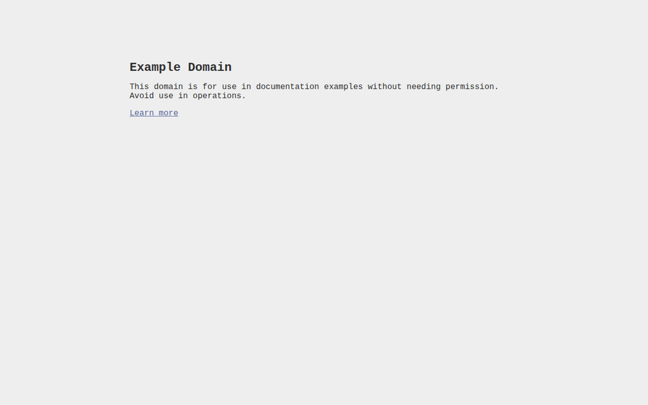 example.com — desktop